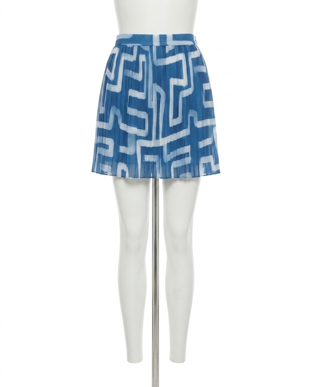 NEW BELLA DAHL pleated mini skirt in blue